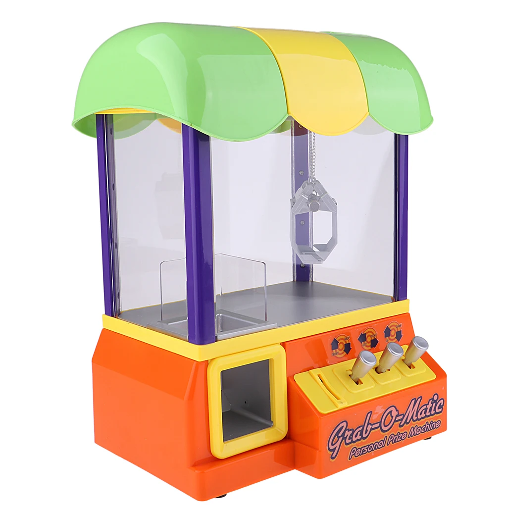 MagiDeal Candy Grabber Machine Toy Claw Game Kids Fun Crane Dolls Grab Arcade Machine Birthday Gift