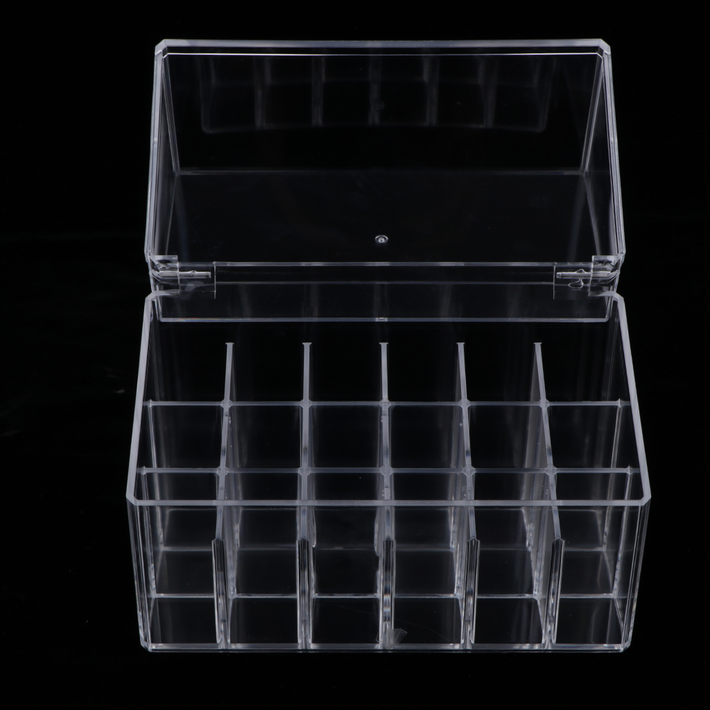 New Acrylic Clear Lipstick Cosmetic Organiser Holder Makeup Make Up Box Gift