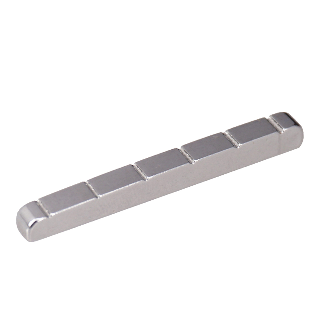 Stainless Steel Guitar/Bass Slotted Nut For Squier Electric Guitar Bass Nut Replacement Accessory