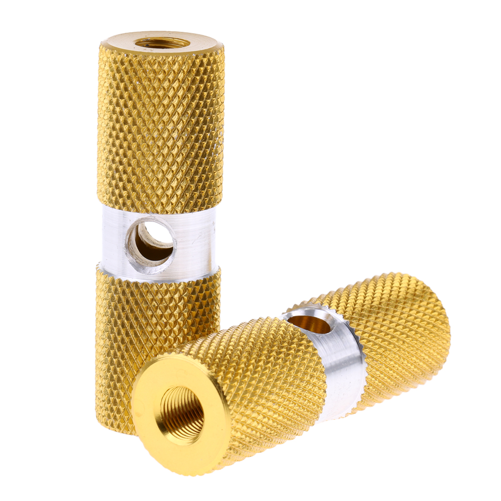 2 pieces BMX pegs for 10mm 3/8 inch axle thread bikes 70mm length BMX pegs