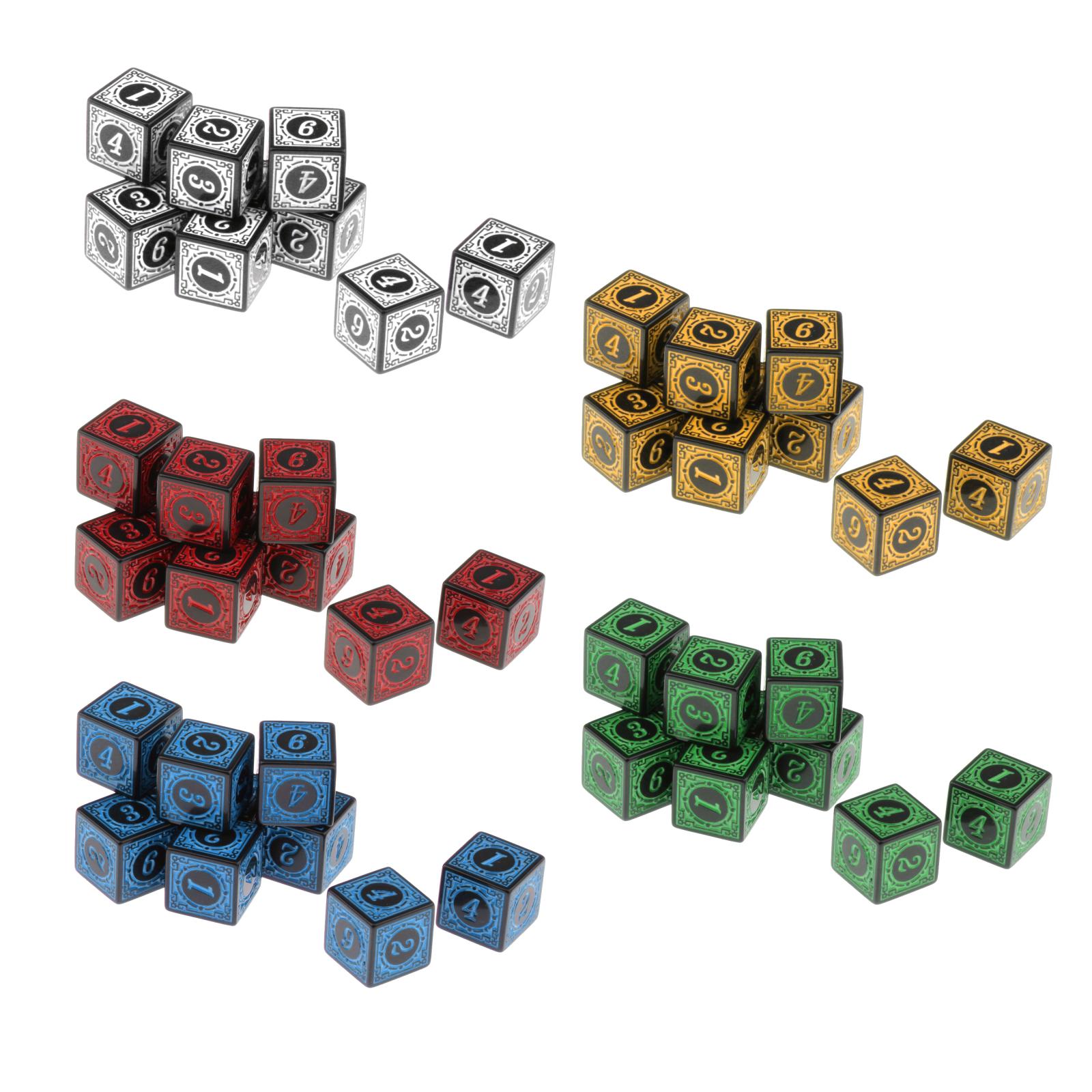 10pcs Polyhedral Dice Playing Game Toy Adult Play Party Entertainment Game Toys