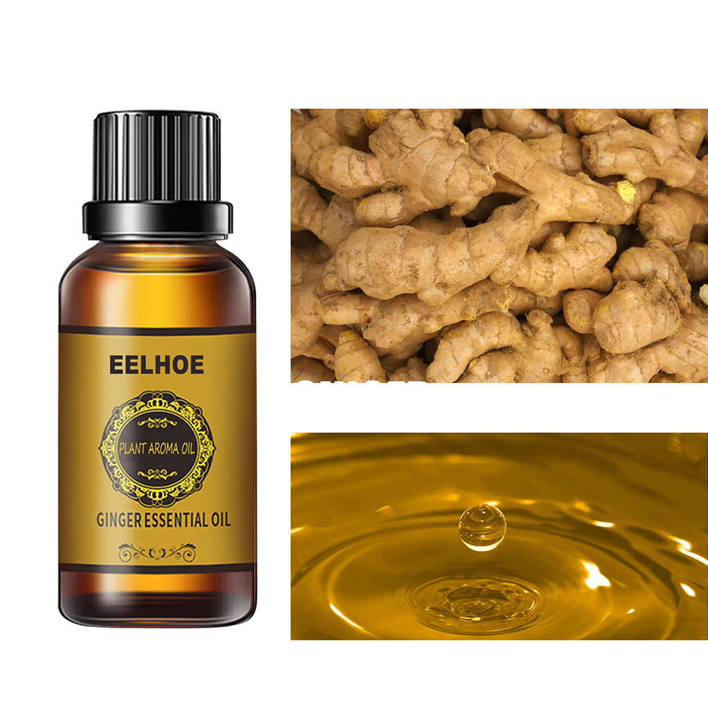 Ginger Essential Oil Massage Oil for SPA Aromatherapy Swelling Blood Circulation