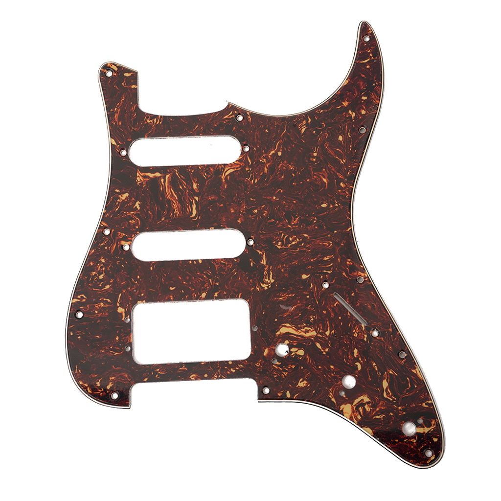 Prewired 3-ply Pickguard Scratchplate SSH for ST Style Guitar Stringed Instruments