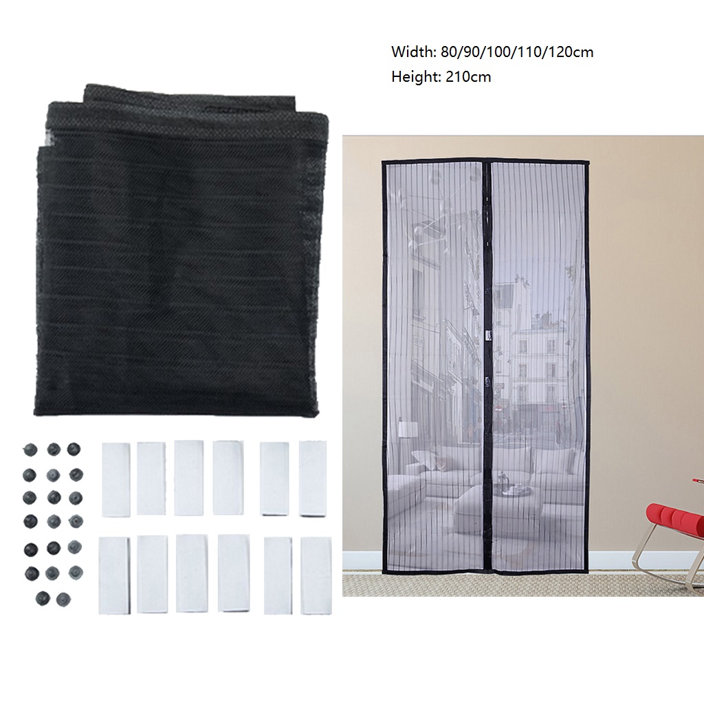 Simple Magnetic Stripe Door Curtain Mosquito-proof Yarn Encryption Net