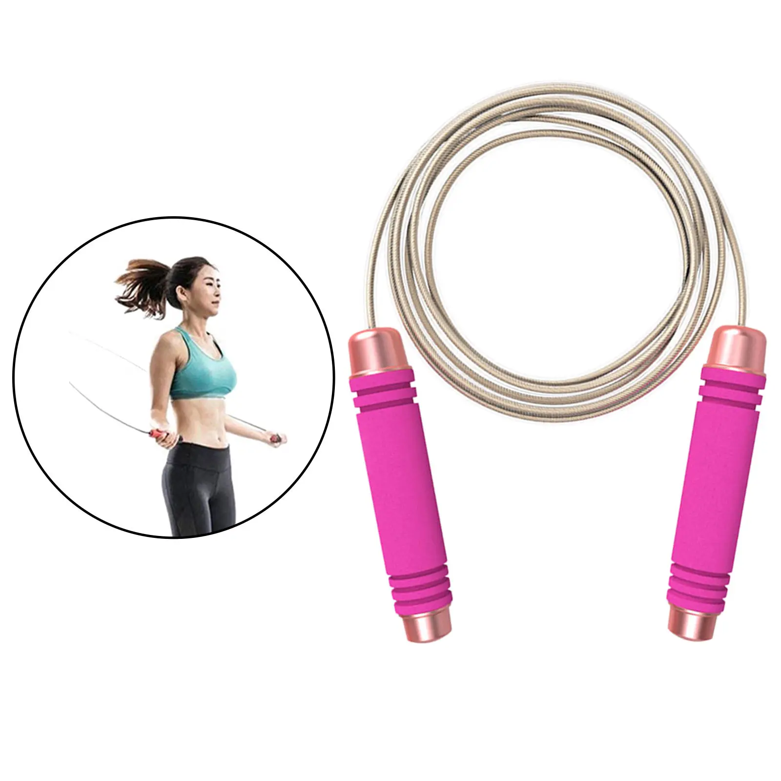 kids & Adults Skipping Rope Jumping Speed Exercise Boxing Fitness Training 