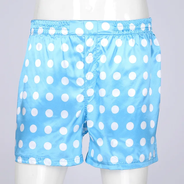 Sexy Love Heart Print Soft Boxers Underpants Man's Underwear Gay Casual Shorts  Beach Wear Lightweight Loose Lounge Short Pants