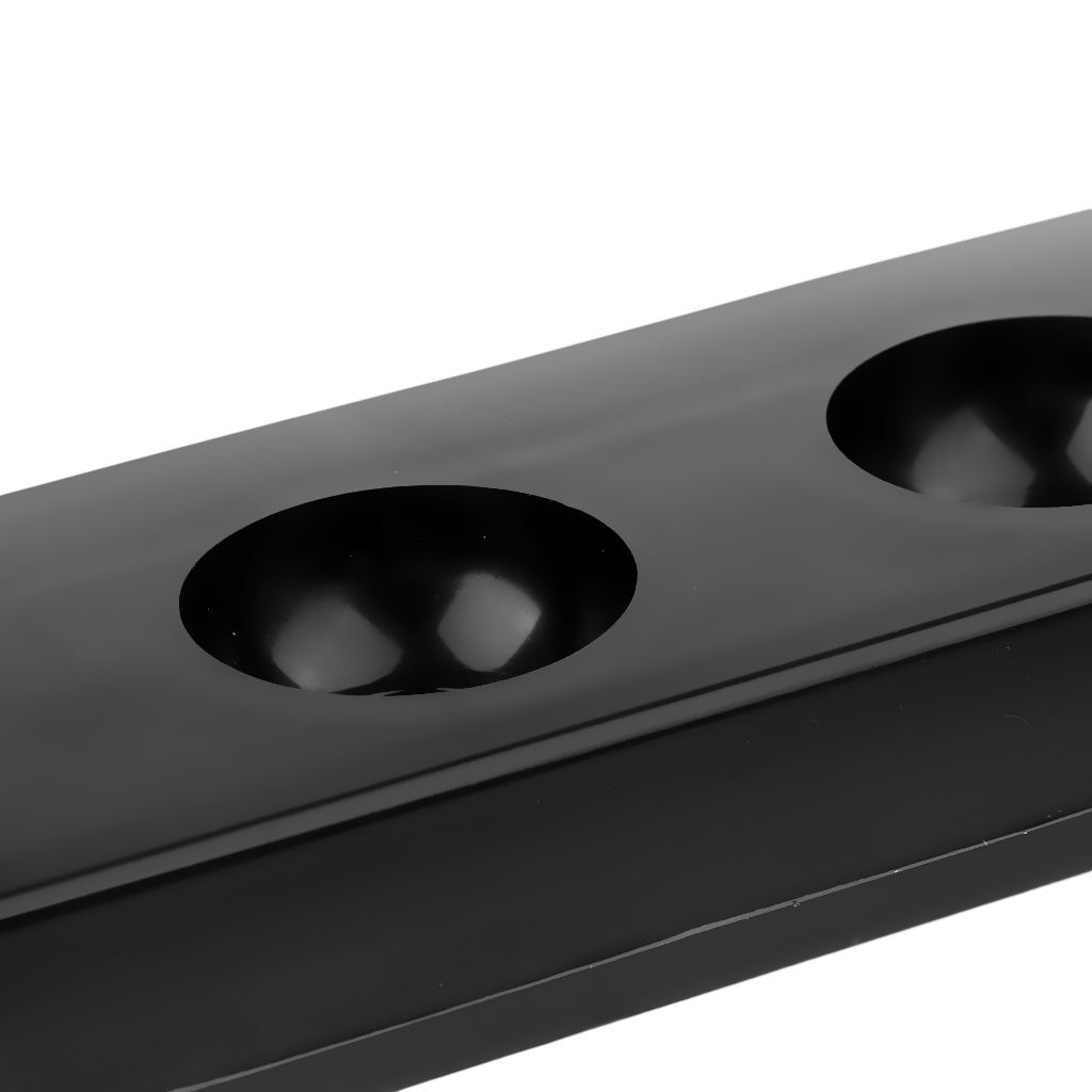 Standard 6 Black Wall Shelf for Billiard Cues for Snooker, Billiard,