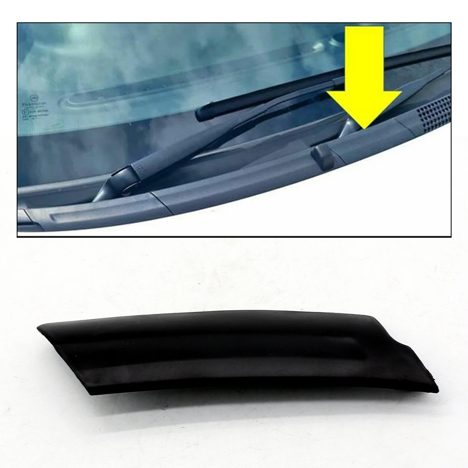 Wiper Scuttle Panel Trim Cover Right Hand 735452712 for Fiat 500 Spare Parts