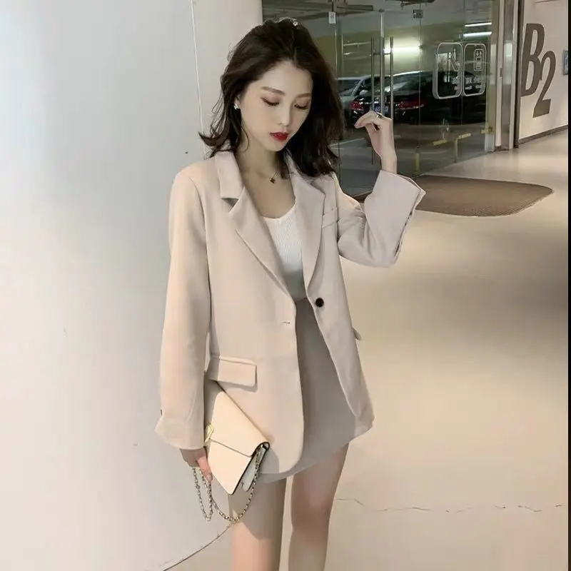 coreana feminina, conjunto de blazers profissionais, outono, 2021