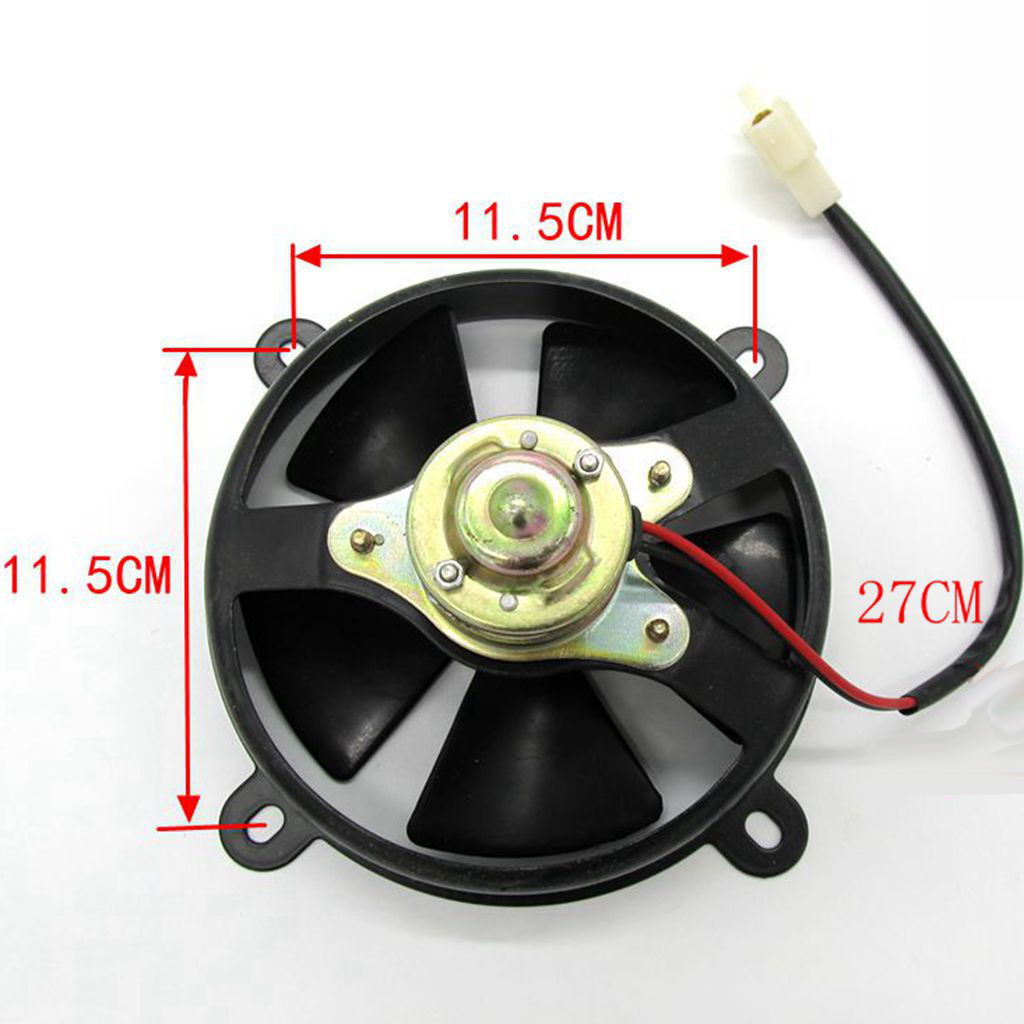 Electric Engine Cooling System Fan Radiator for 150cc / 250cc Go Kart ATV