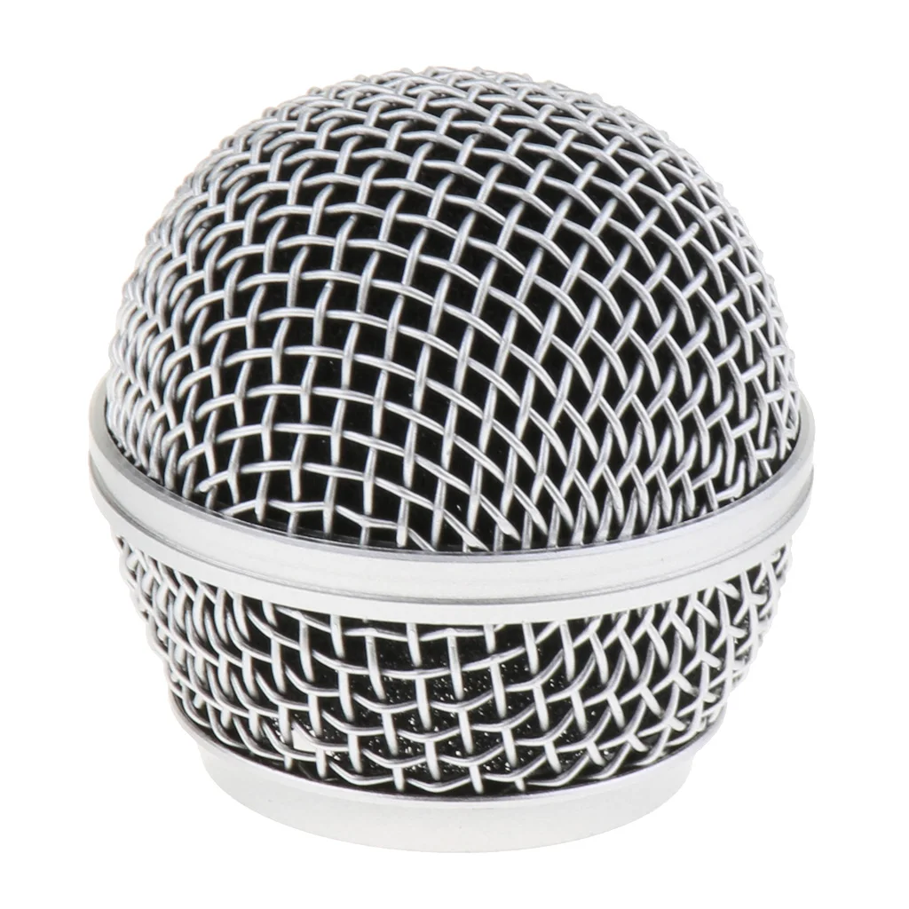 Replacement Mic Grille Mesh Ball Head For  SM58 BETA58 Microphone Part