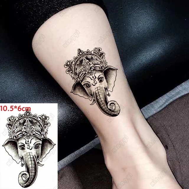 Buy Om Ganesh Ji With Trishul God Combo Tattoo Men and Women Waterproof  Temporary Body Tattoo Online at Lowest Price Ever in India | Check Reviews  & Ratings - Shop The World