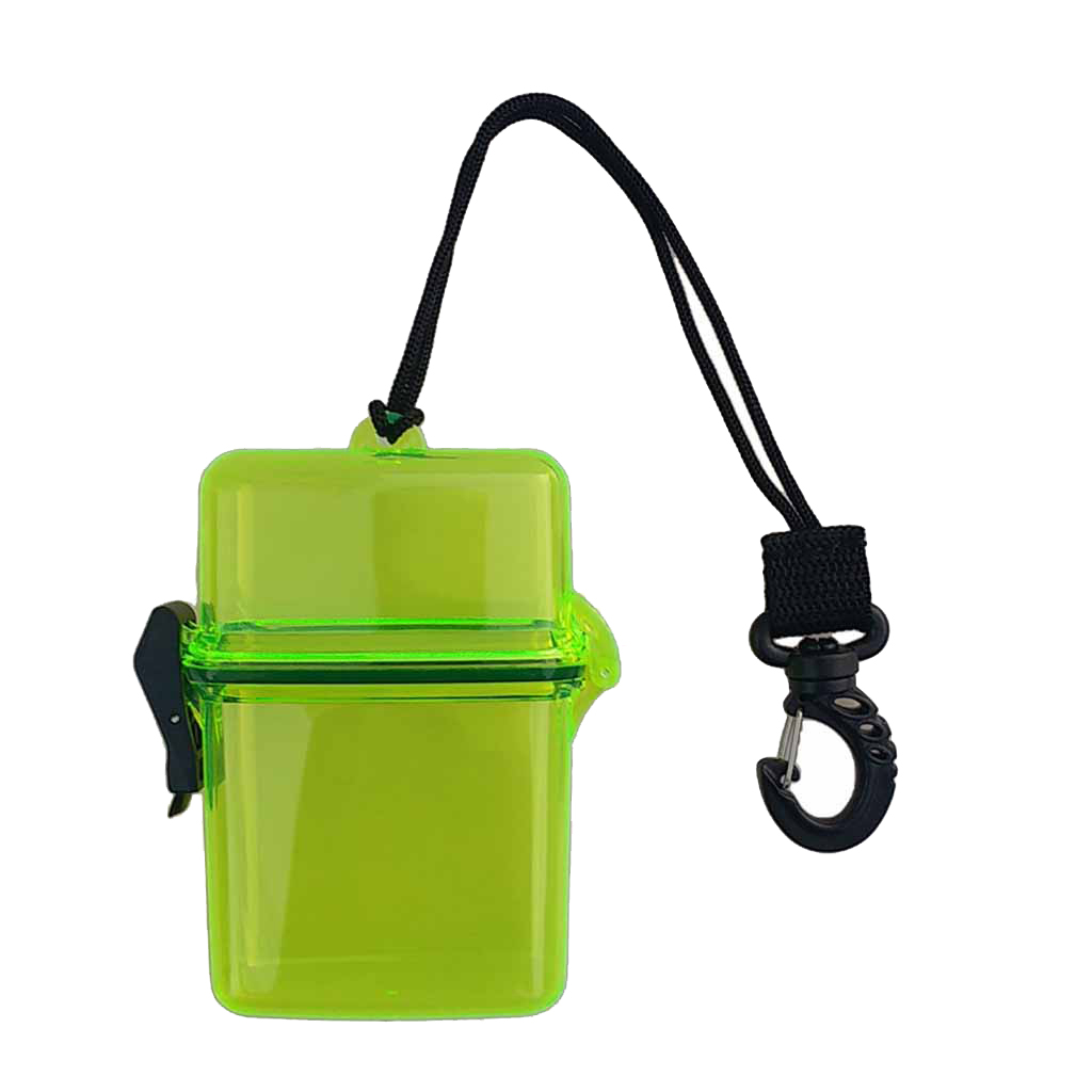 Waterproof Dry Box, Watertight ID/Badge//Money Holder Case - Tough, Dust