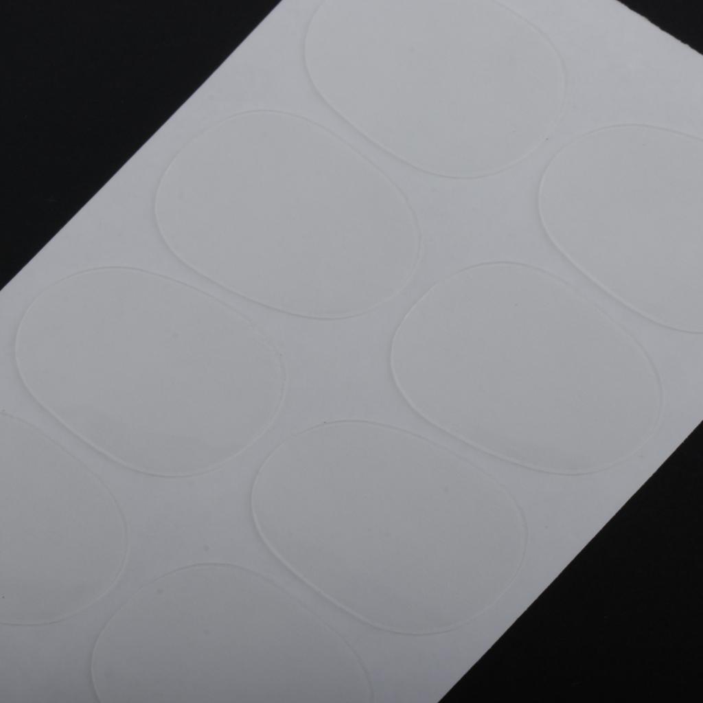 40Pcs Alto/Tenor Sax Transparent Mouthpiece Patch Pad Rubber Tooth Pad Cushions