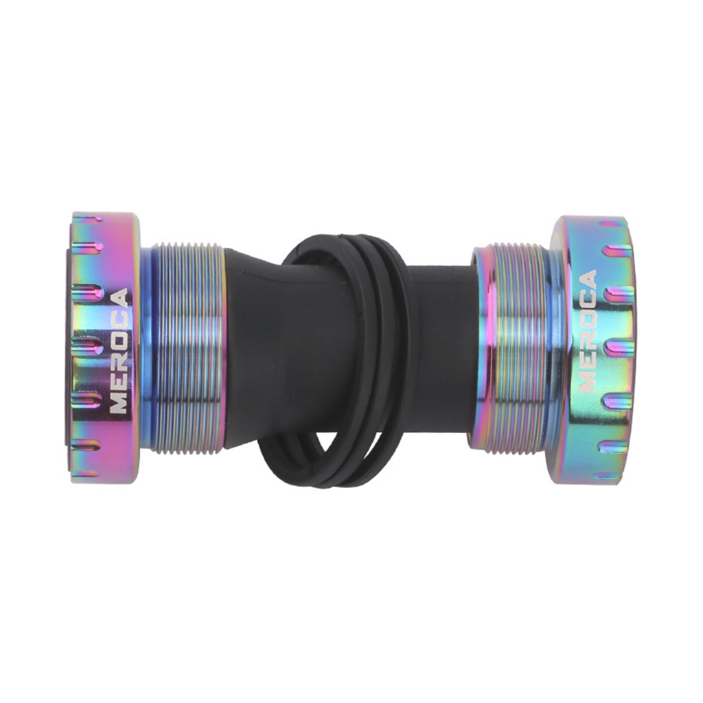 Ultralight Bike Bottom Bracket MTB Road Bike Threaded Integrative Crankset Sealed Bearings BB for 68-73mm Bottom Bracket Shell