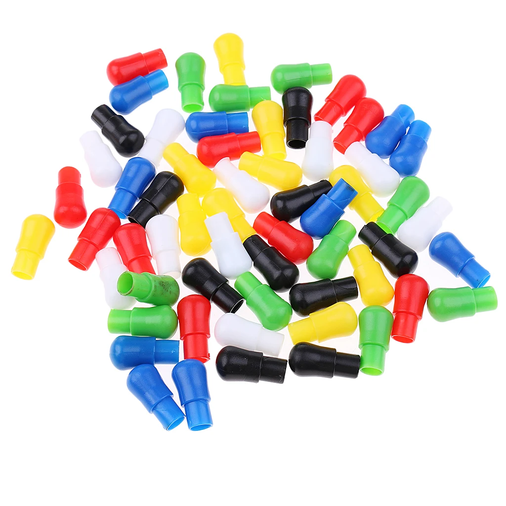 60pcs/set 23mm Multi-color Replacement Pegs for Traditional Plastic Chinese