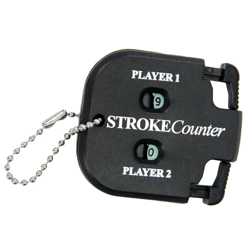 Portable Double Golf Count Stroke Putt Score Counter Scoring Keeper Supplies -60 x 60mm