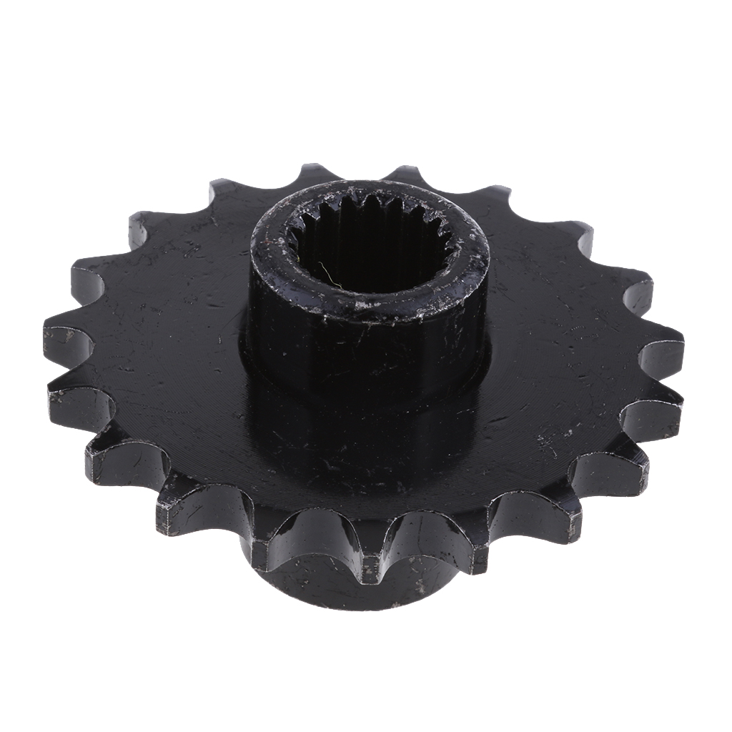 19 Teeth 428 Front Chain Sprocket Cog Gy6 125 150cc Quad Dirt Bike ATV Buggy Metal 19T Rear Sprocket Cog for 428 Chain Black