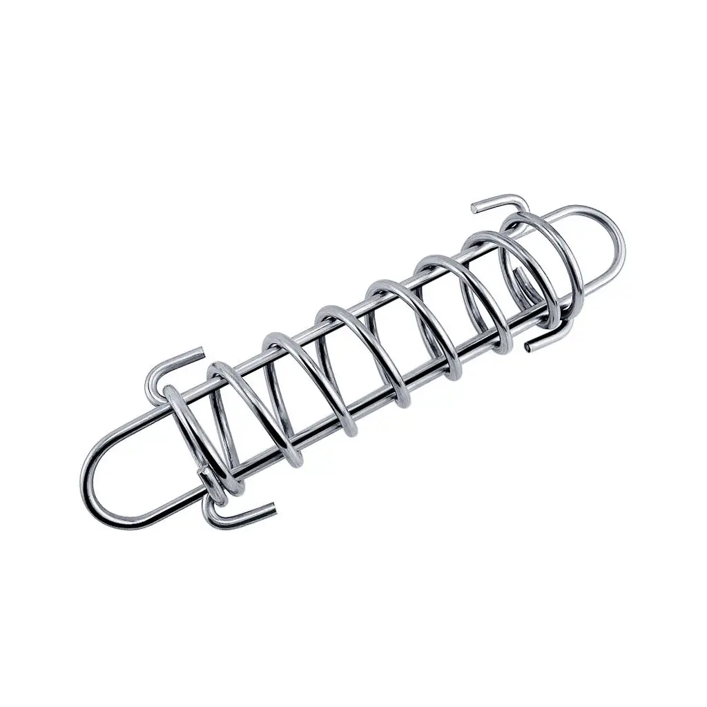 5mm Mooring Spring Marine Grade Anchoring Equipment 304 Stainless Steel Anchor Dock Line Fit for Dog Tie Boat Docking Hardware