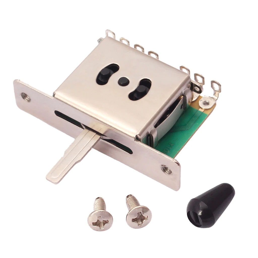 Pickup Toggle Switch - Black Tip 5 Way Switch Pickup Choice For ST Electric Guitar