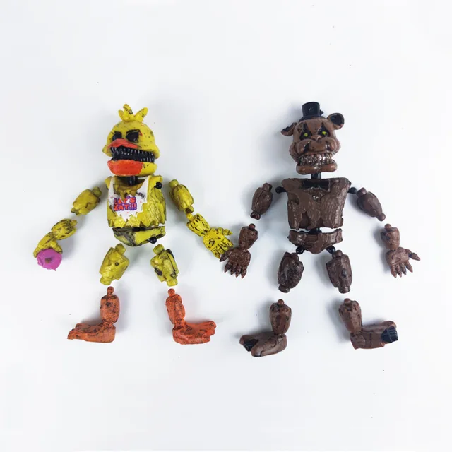 Five Night At Freddy Game Fnaf Assembly Detachable Joint Anime Freddy Toys  Action Figure Bonnie Foxy Fazbear Bear Children Gifts - AliExpress