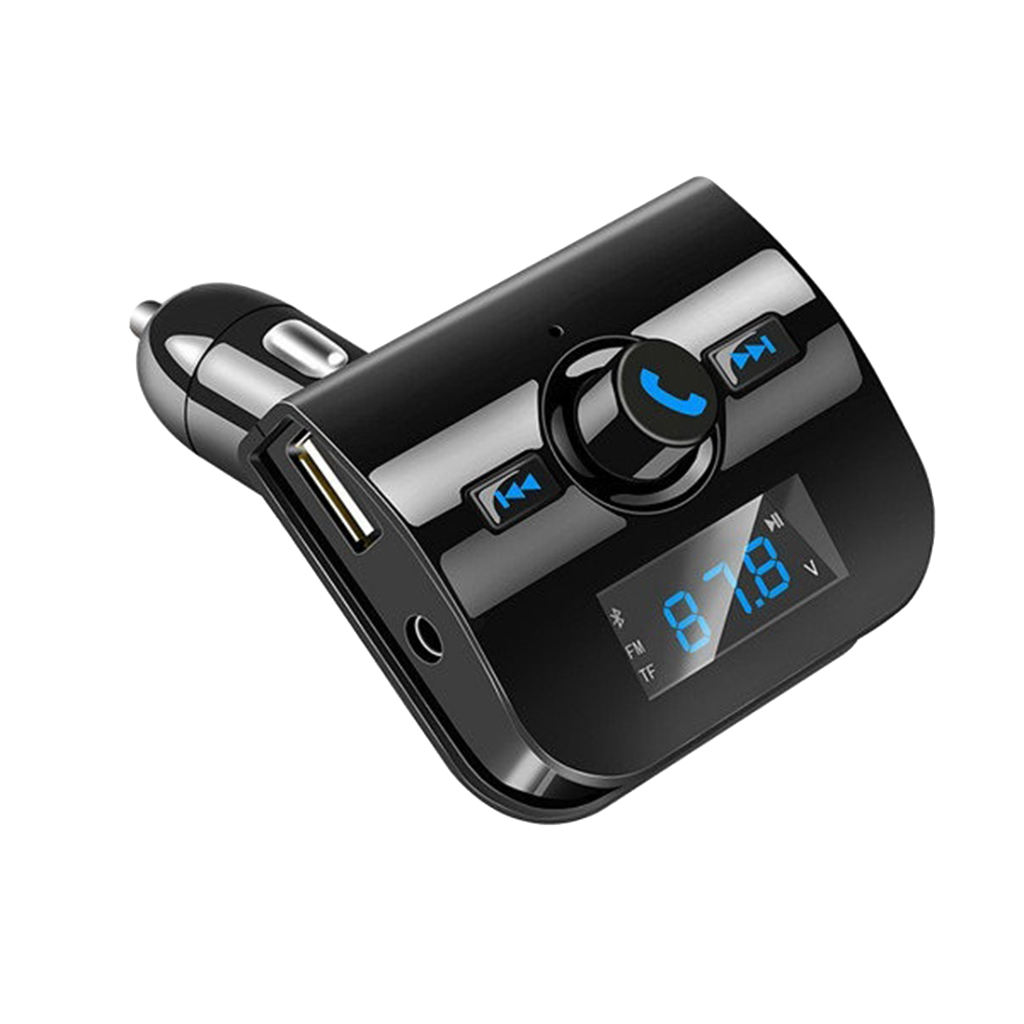 Bluetooth Car FM Transmitter MP3 Player AUX USB Port LCD Diaplay Adapter