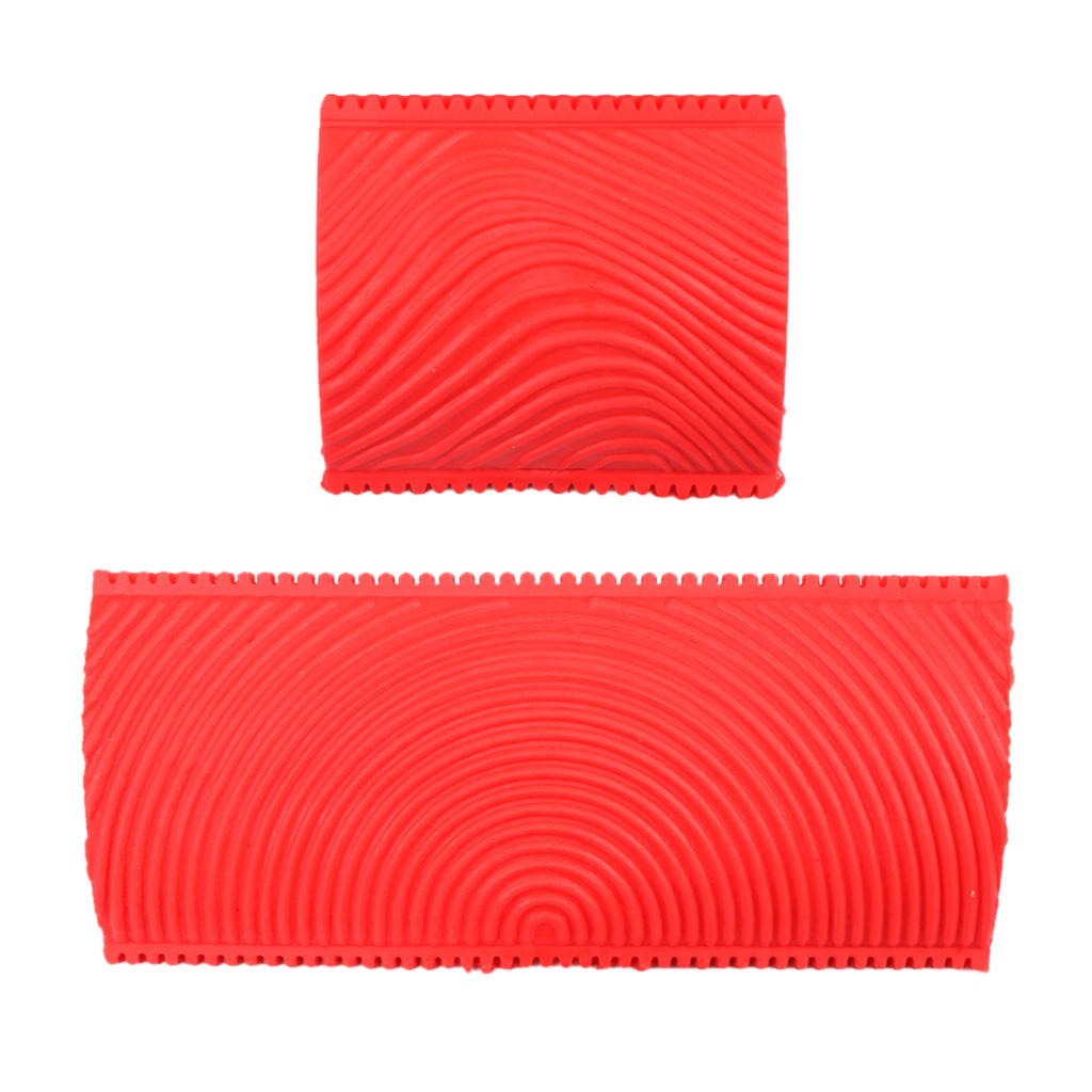 2x Artificial Lifelike DIY Wood Grain Pattern Tool F/ DIY Wall Ornament