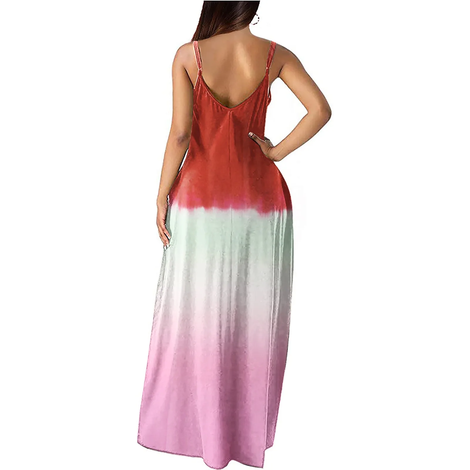 Women's Loose Sleeveless Long Dress - Very Great Deals