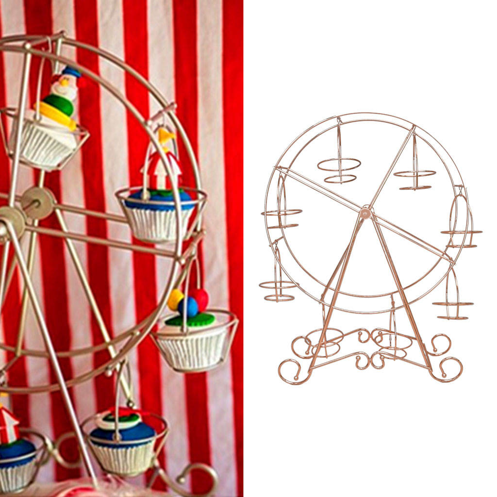 Observation Wheel Cupcake Stand Cake Stands Plates Cake Display Holder for Circus Party