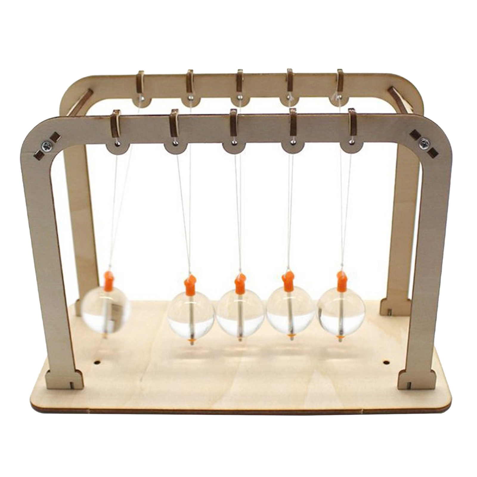 Home Decoration Accessories Modern Newton's Physics Science Pendulum Newton Balls Cradle Balance Balls Science DIY Wood Crafts