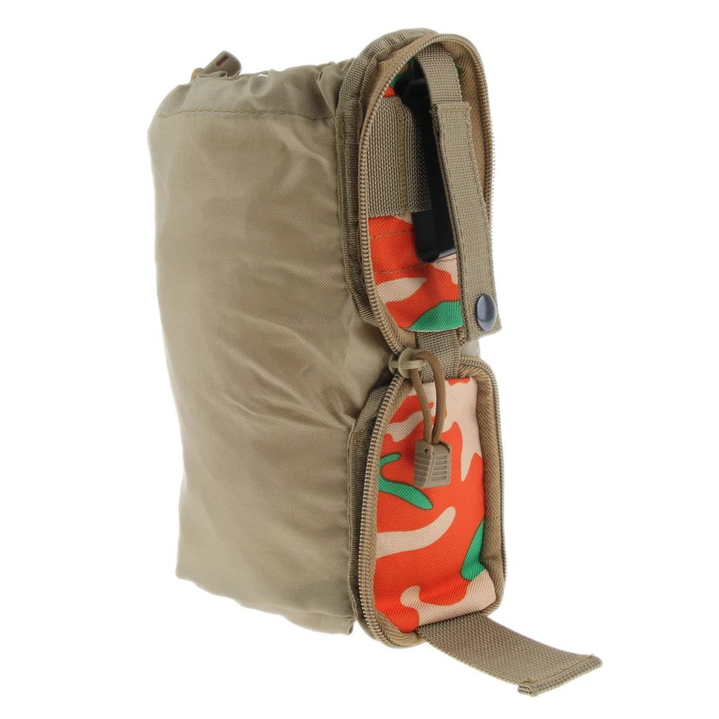 Universal Molle Waist Sport Bag Pouch Phone Case Belt Water Bottle  Holder Zipper