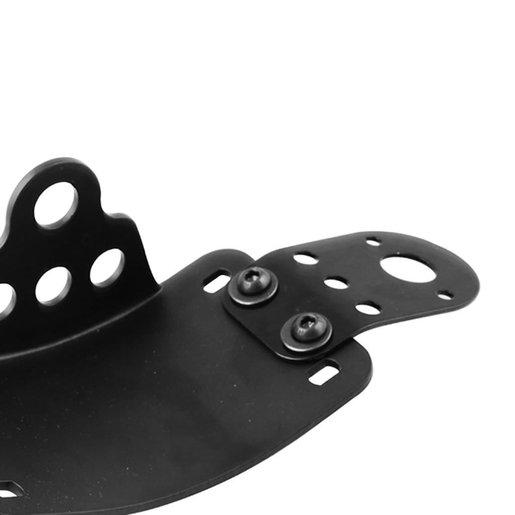 Side Mount Motorcycle Tail Light License Plate Bracket with Mounting Bolts and Washer Set for Harley Bobber Chopper