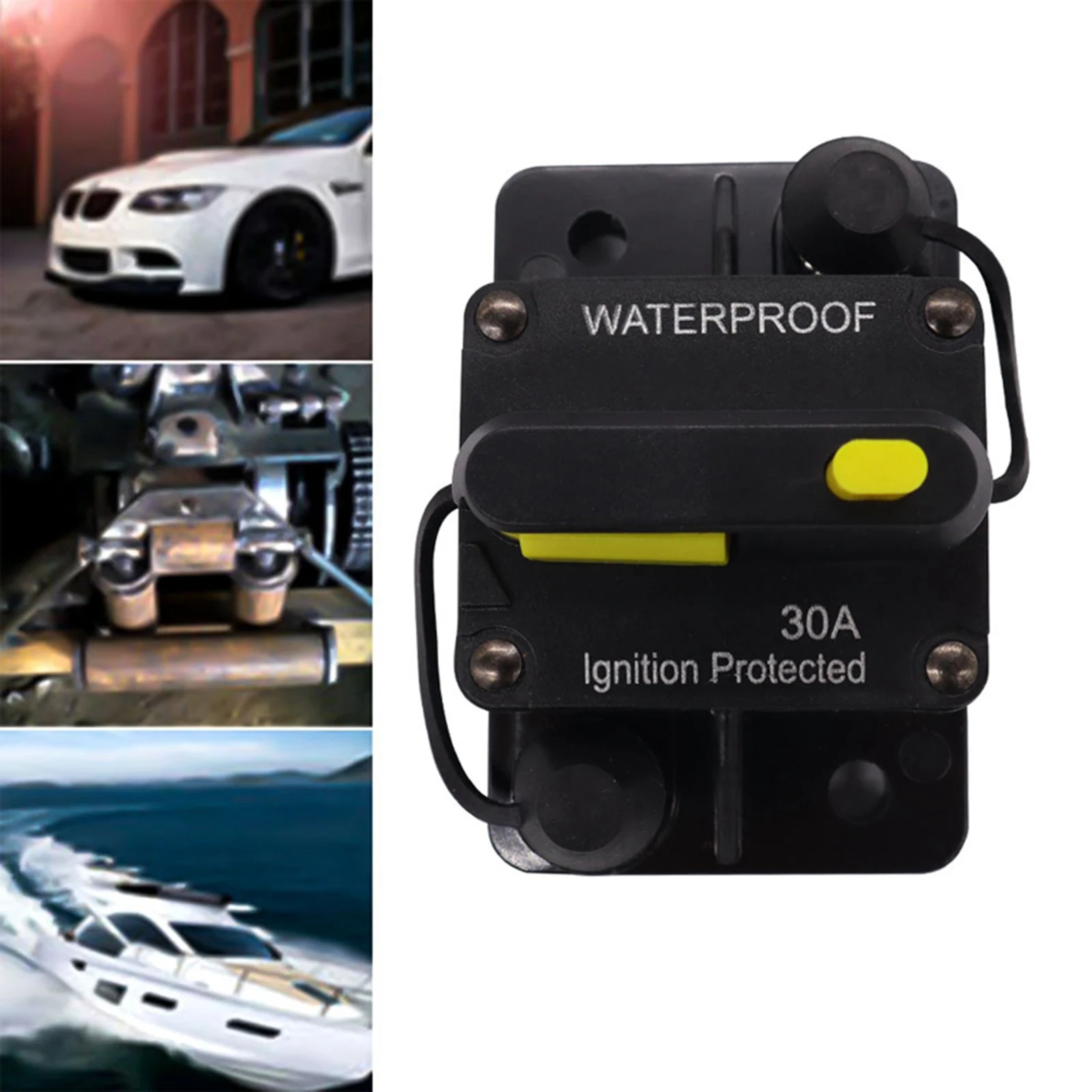 30-300 AMP Manual Reset Waterproof Circuit Breaker 12-48V Marine Car Boat Caravan Bus Truck Fuse