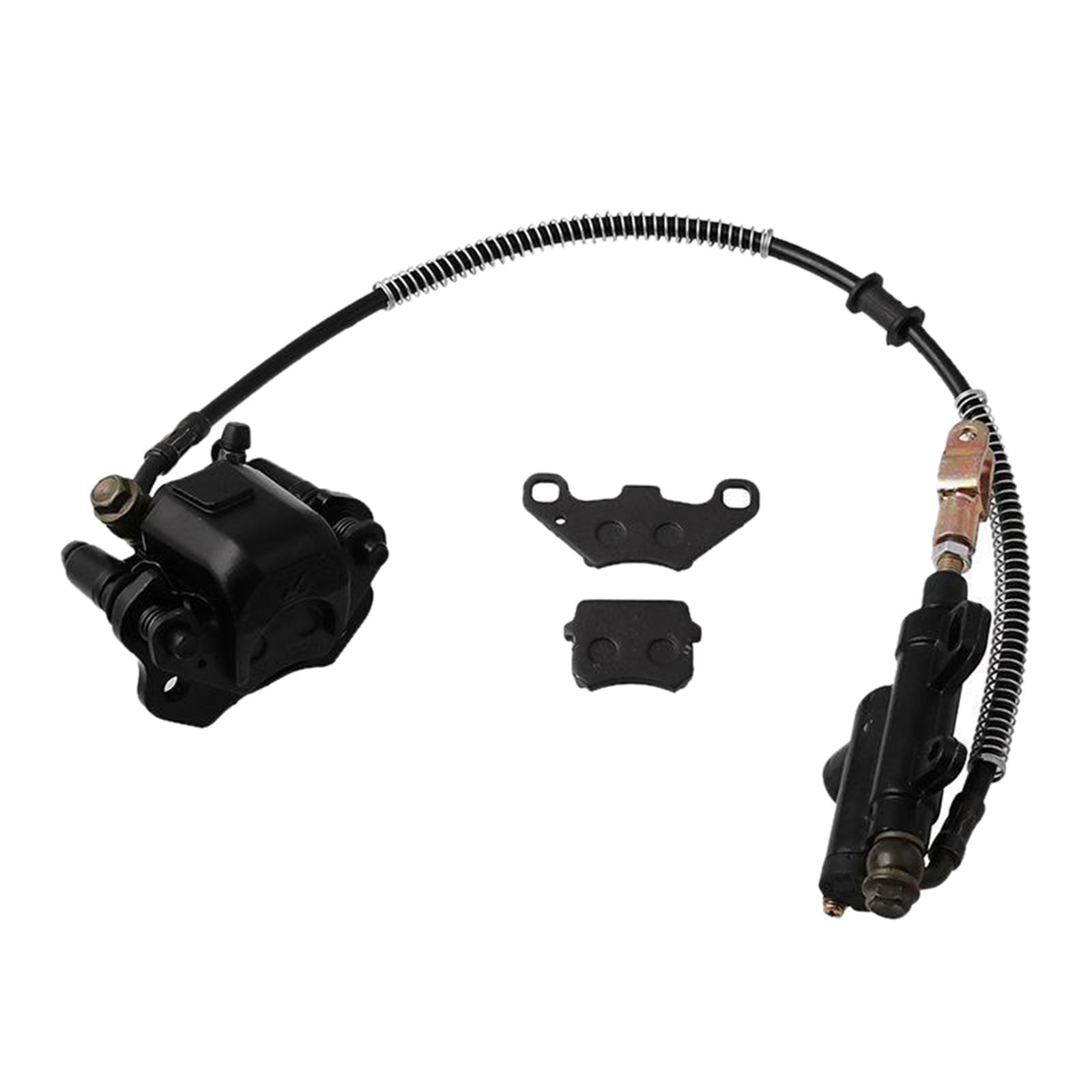 Rear Brake Master Cylinder Caliper Assembly for Taotao Boulder B1 ATV 50cc-125cc Black