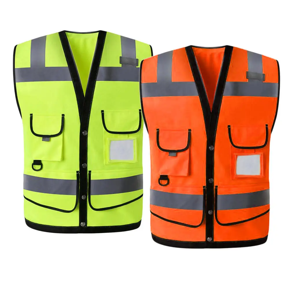 1 Pcs Reflective Vest High Visibility Safety Vest 360 Degree Breathable For Cycling Running Walking Motorcycle Outdoor