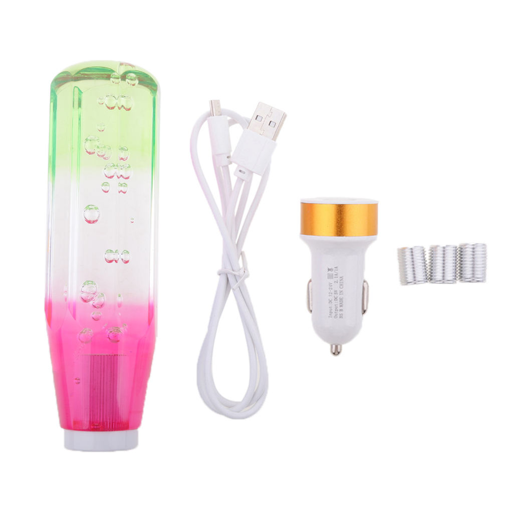 15cm Car Gear Stick  Knob Bubble Styling with LED Light