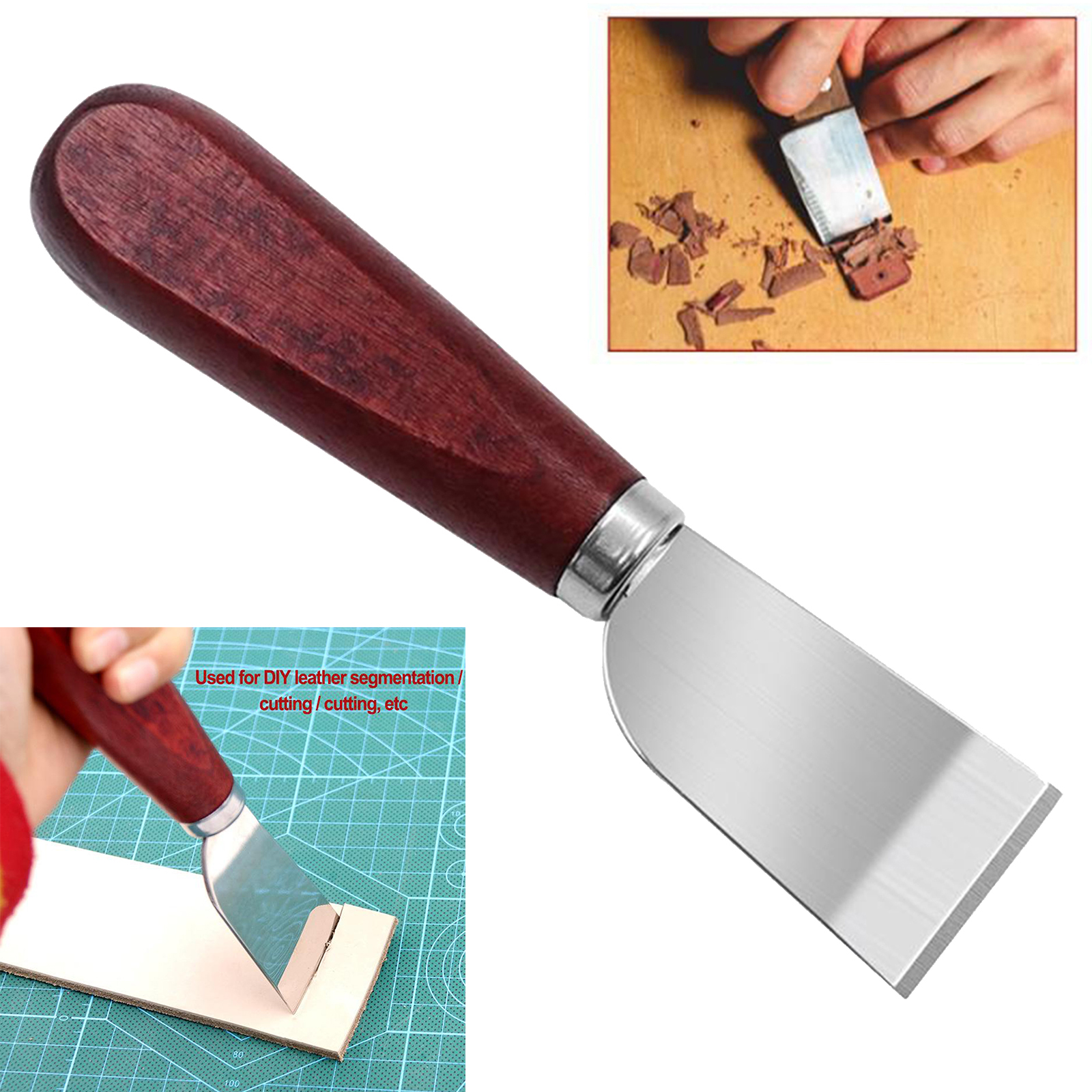 Leather Cutting Working Knife Handwork DIY Tool Skiving Sharp Leathercraft