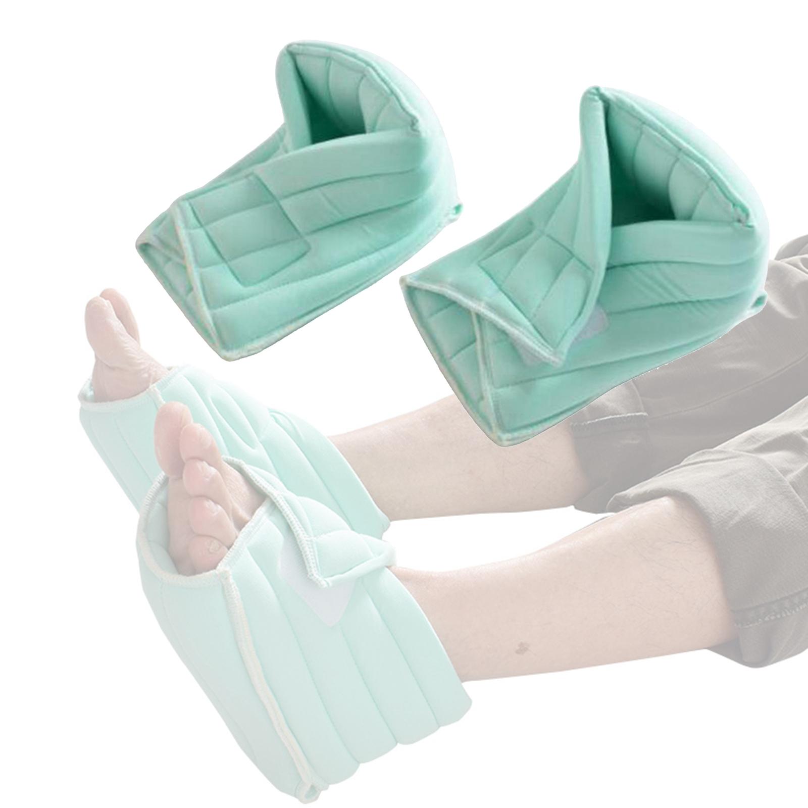 1 Pair Strapping Washable Cotton Sleeves Protector Pillow Foot Pillow for Relieveing Pressure from Sores and Ulcers Ankles Heel