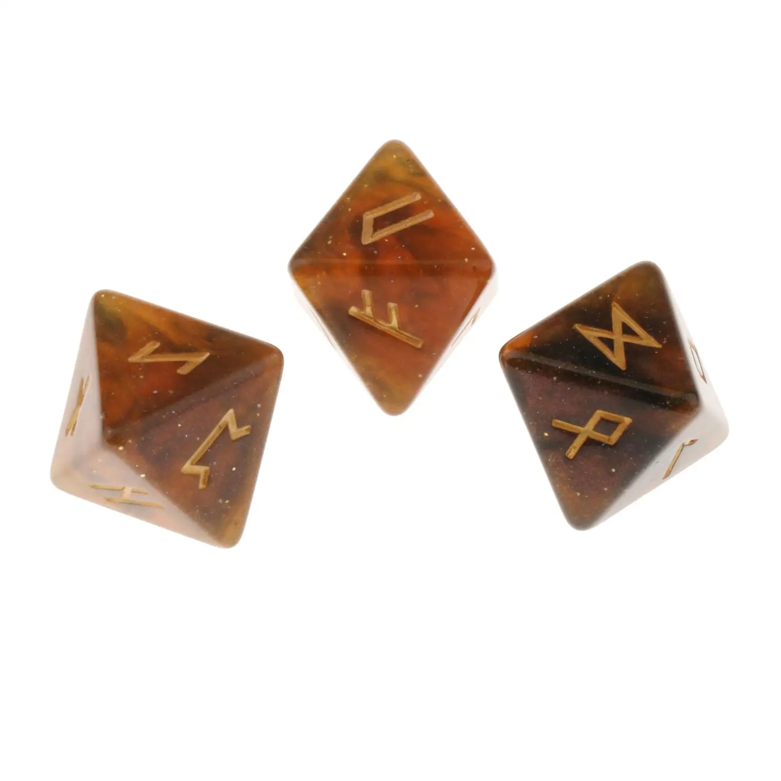 Starry Star Rune Resin Tarot Exquisite Divination Dice Constellation for