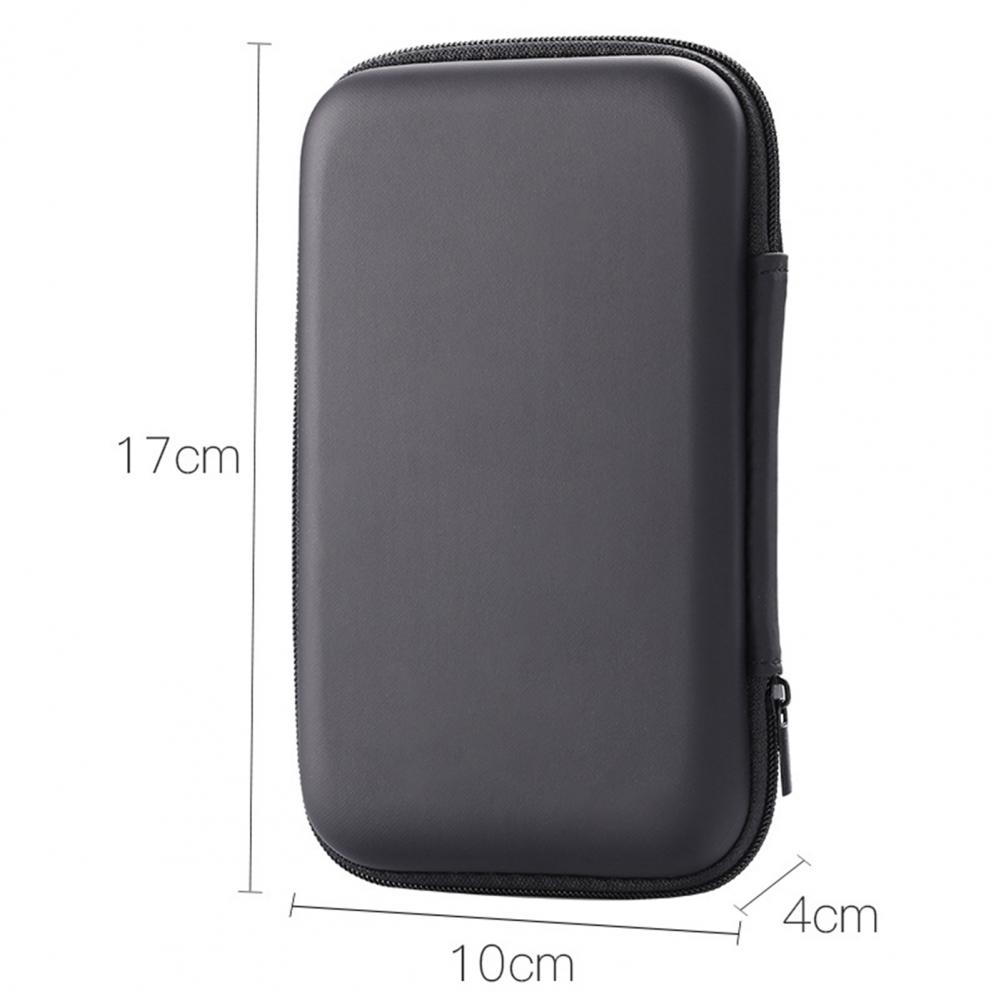 Protective Packet Storage Case Multi-purpose Universal Resilient External 2.5/3.5inches Hard Drive Carry Pouch for Outdoor