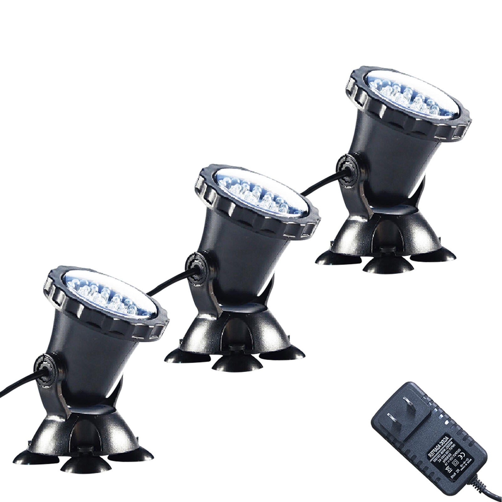 Remoto ao ar Tanque de Peixes à Prova Cor em Mudança Controle Livre Pátio Jardim Subaquática Holofotes Submersível Rgb Piscina Dwaterproof Água 8 piscina tanque de peixes à prova dwaterproof água