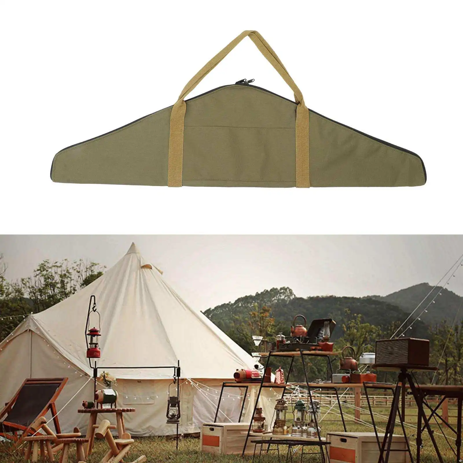 Portable Storage Pouch Bag Oxford Cloth for Light Stand Outdoor Supplies