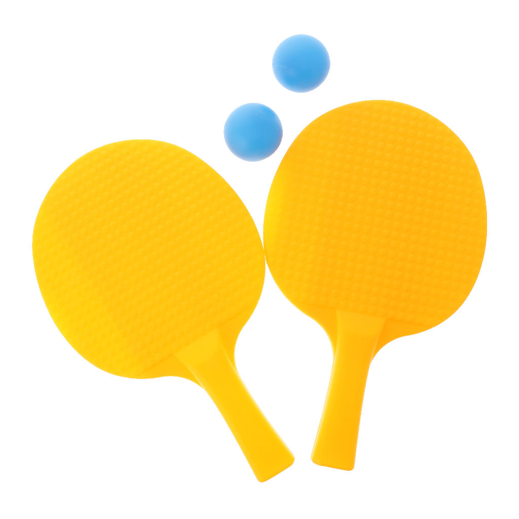 Kids Table Tennis  Pong Ball Toy Play Set 2 Racket Paddle Bat & 2 Balls