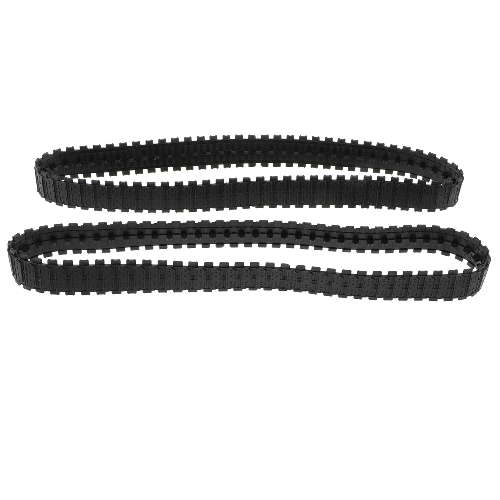 2PCS 66cm Circumference Rubber Crawler Tank Track for DIY RC Car Drive Parts