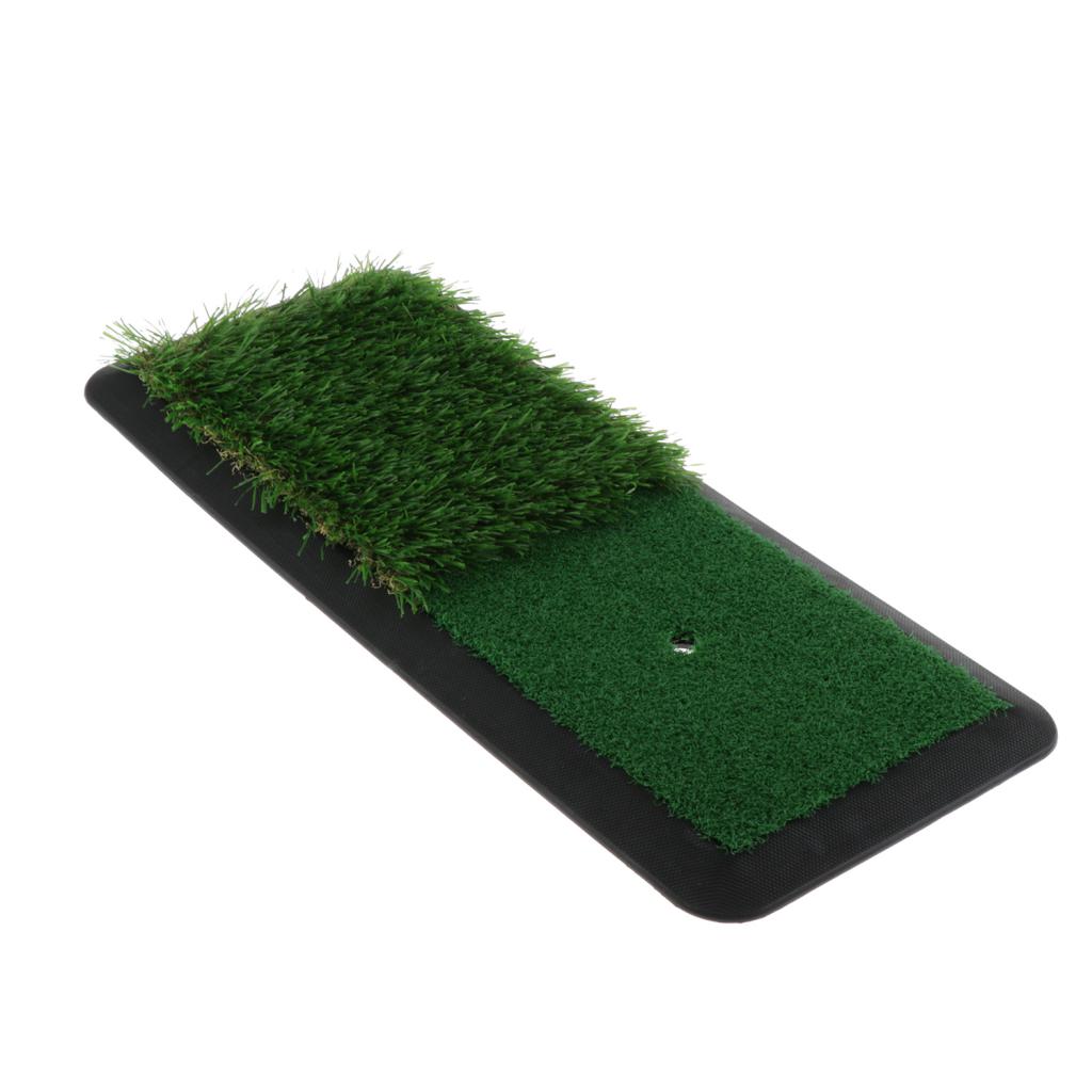 Golf Hitting Grass Mat for Indoor or Outdoor Practice - 18.5x7.87 inch - Performance & Deluxe