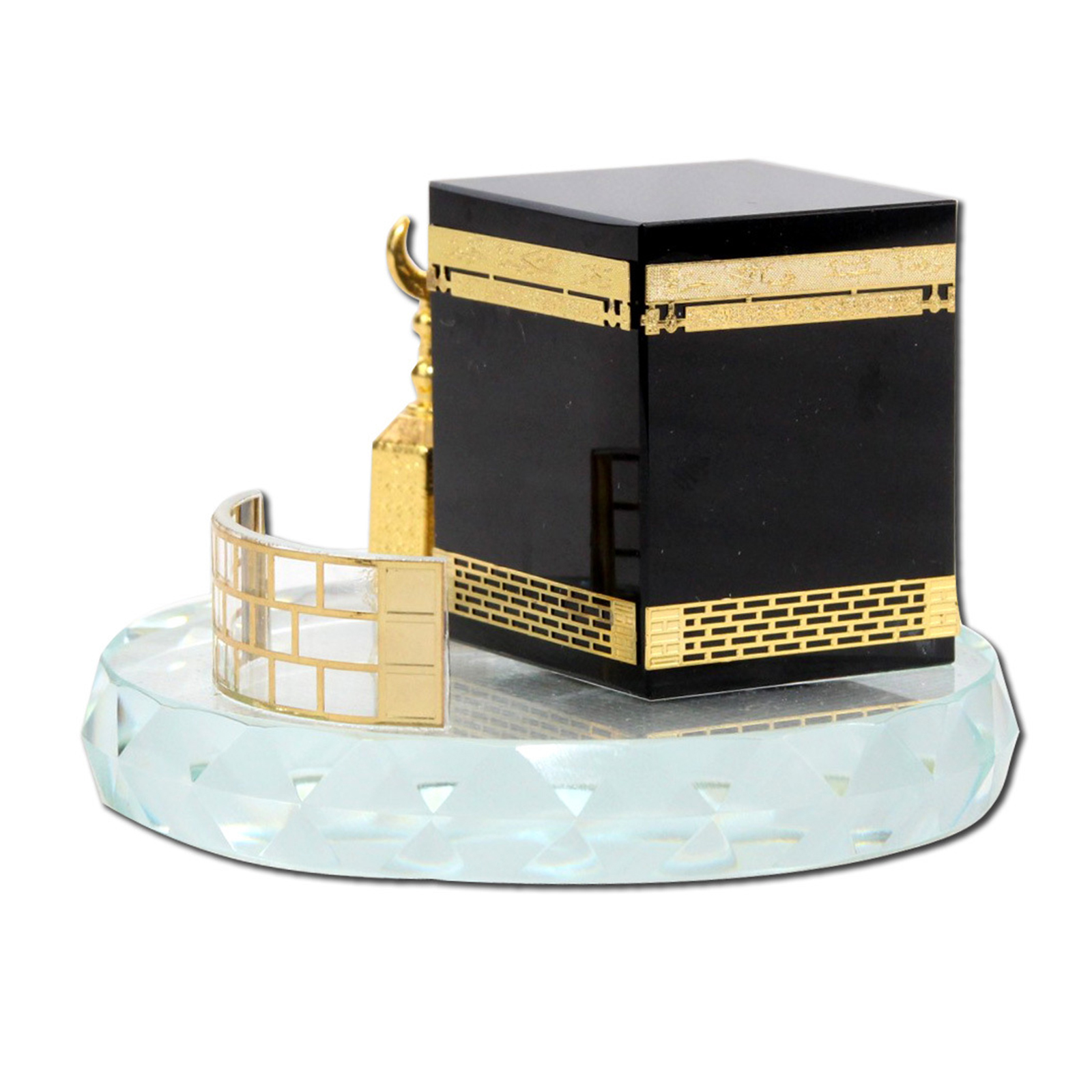 Muslim Crystal Architecture Building Miniature Model Home Desktop Decoration