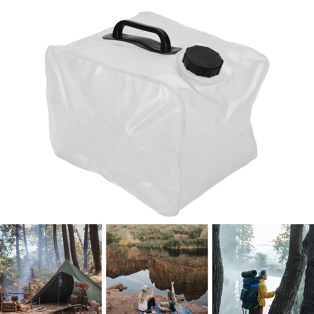 Collapsible Water Container Food Grade Water Storage Carrier Jug Outdoor Emergency Camping Hiking Water Container