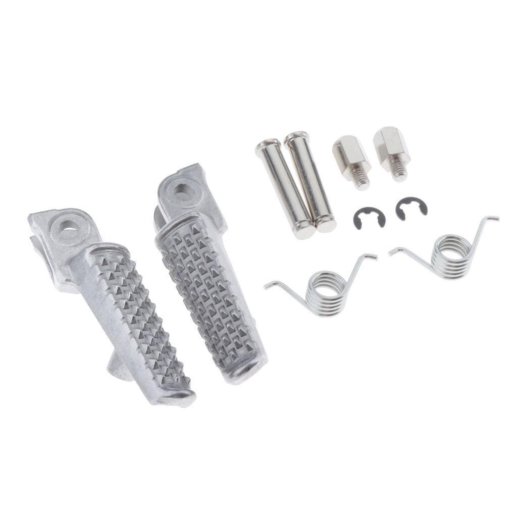 Chrome Motorcycle Front Foot Pegs For  CBR1000RR 04-14 CB1000R 2008-2014