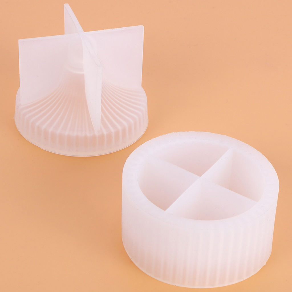 Striped Silicone Mold Epoxy Resin Art Ashtray Handmade Lidded Gift Jewelry Box Making Table Decor Mould Supplies Multipurpose