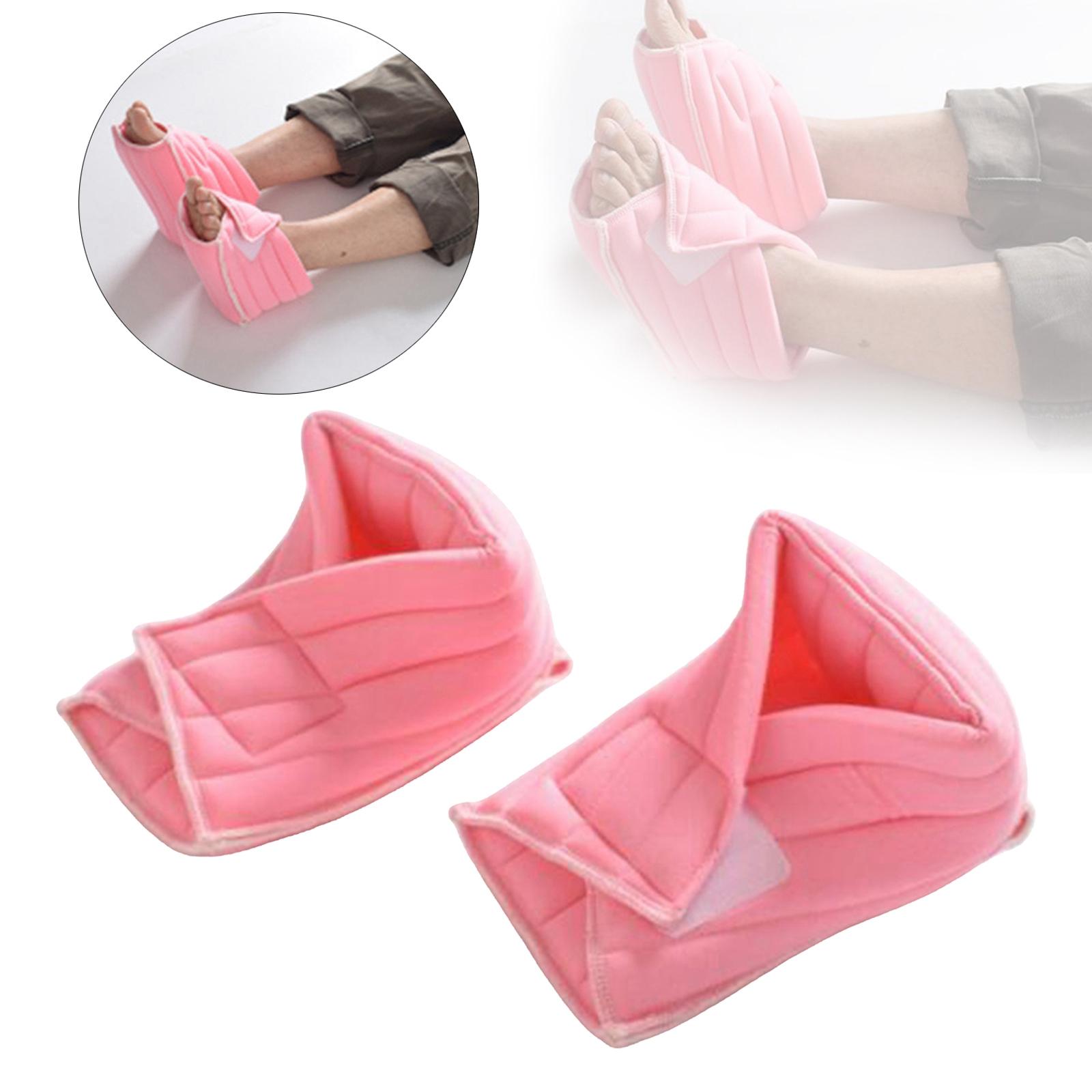 1 Pair Strapping Washable Cotton Sleeves Protector Pillow Foot Pillow for Relieveing Pressure from Sores and Ulcers Ankles Heel
